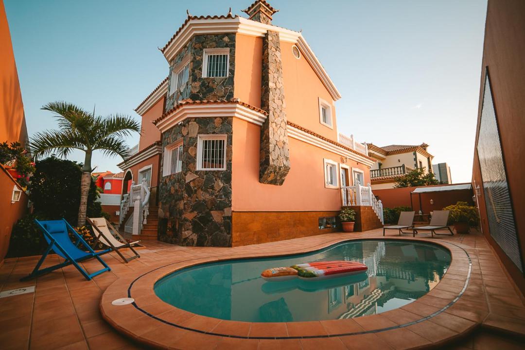 Villa Morada Sonneland Con Piscina Privada Climatizada Maspalomas  Exterior foto