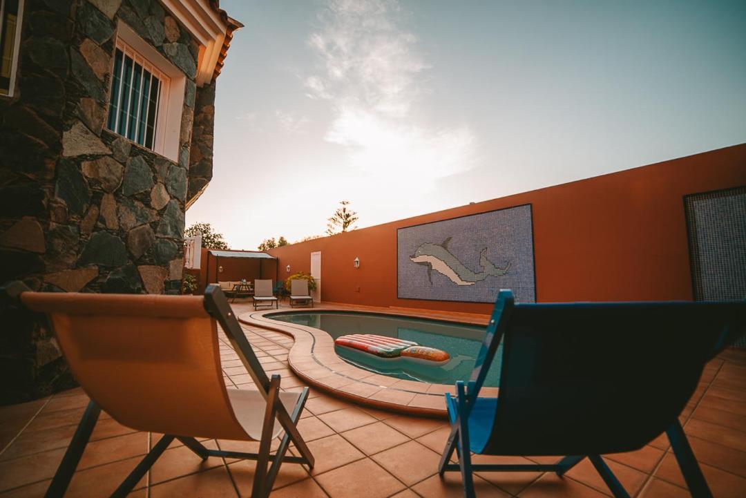 Villa Morada Sonneland Con Piscina Privada Climatizada Maspalomas  Exterior foto